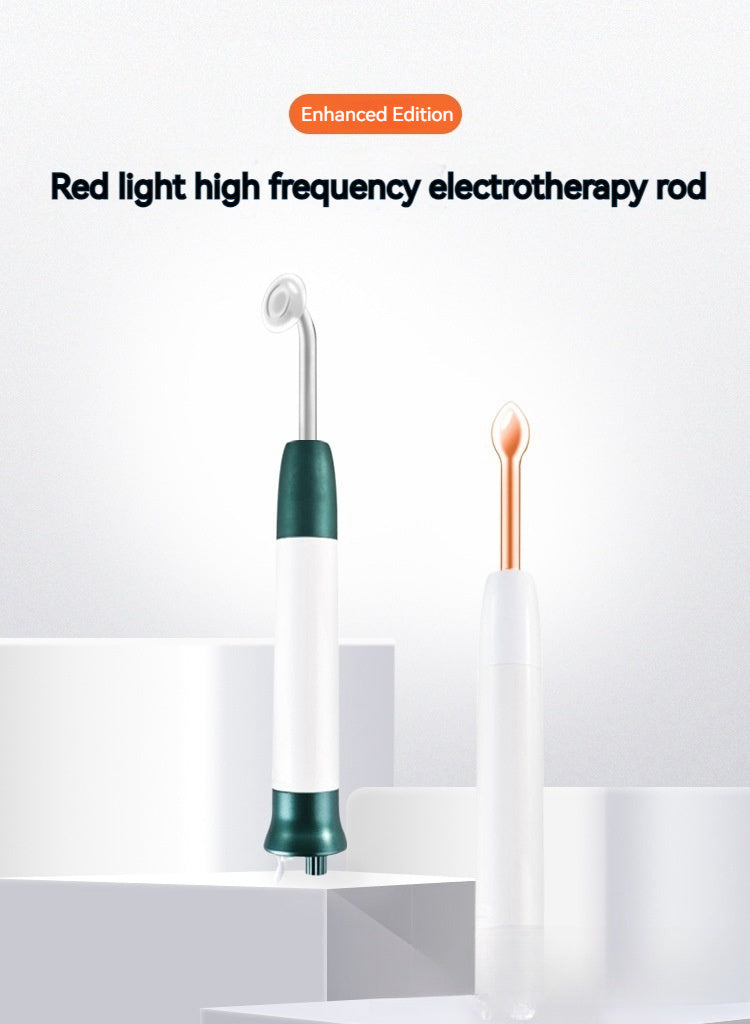 Enhanced Version High Frequency Electro-therapy Electrotherapy Rod Hair Facial Beauty Apparatus
