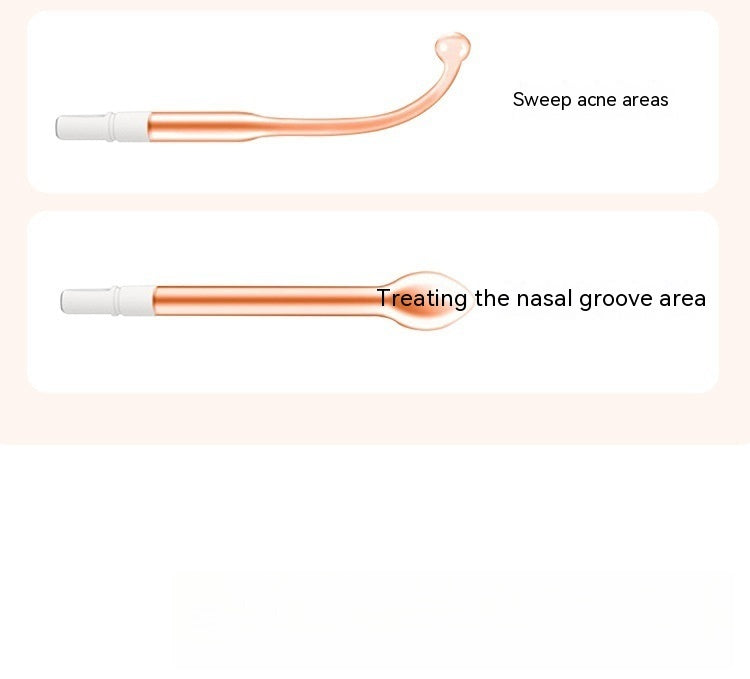 Enhanced Version High Frequency Electro-therapy Electrotherapy Rod Hair Facial Beauty Apparatus