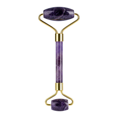 Amethyst Roller Set Heart Shaped Gua Sha Massager