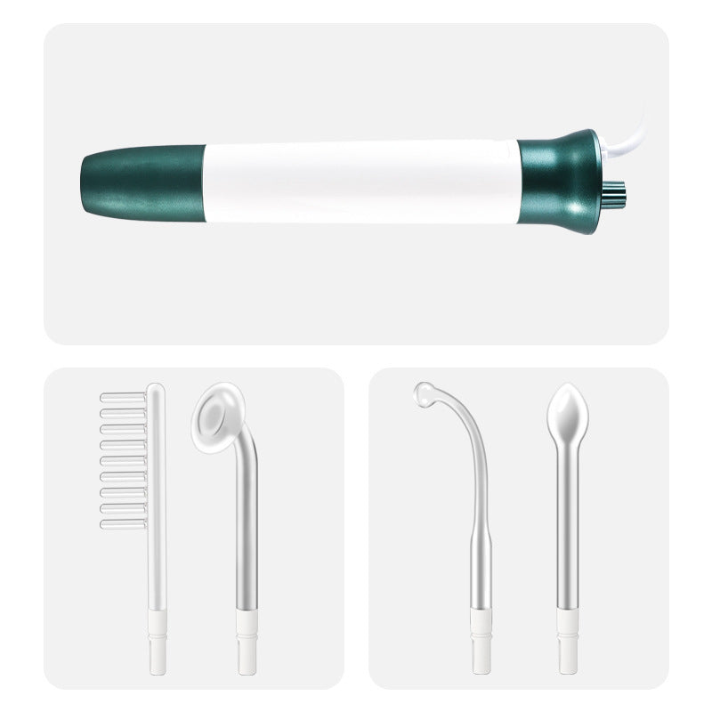 Enhanced Version High Frequency Electro-therapy Electrotherapy Rod Hair Facial Beauty Apparatus